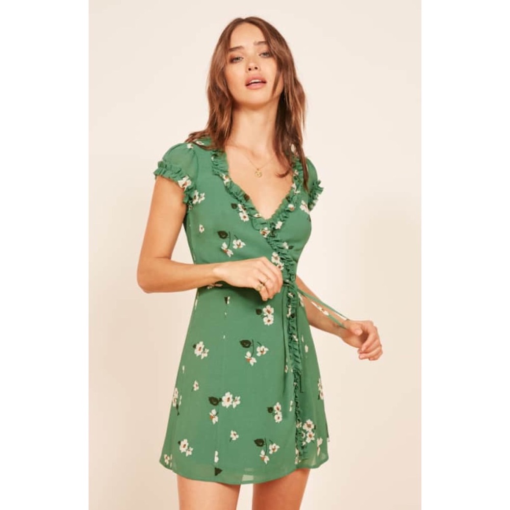 Reformation Garnet Dress in Melrose, sz M